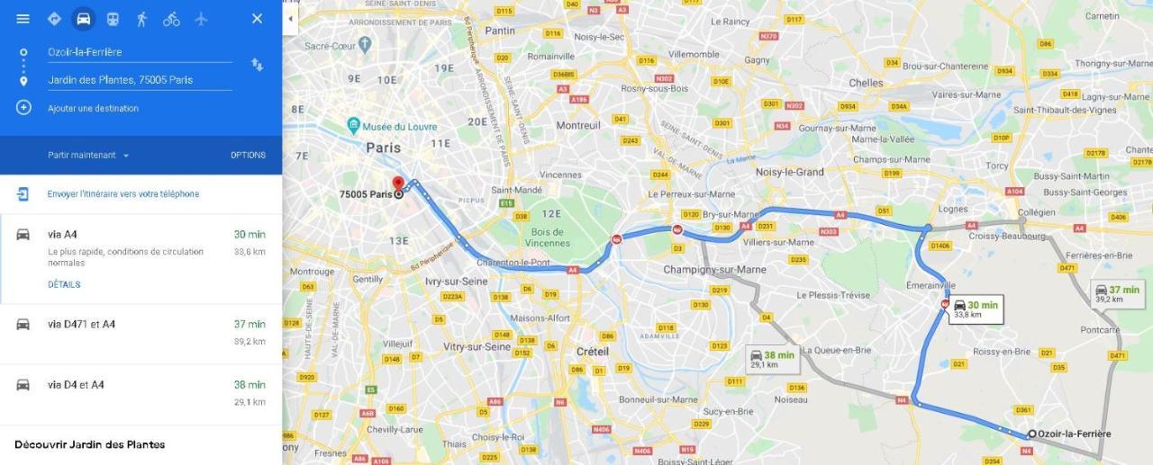 Апартаменты Tres Beau Studio Proche De Disneyland Et De Paris Озуар-ла-Феррье Экстерьер фото